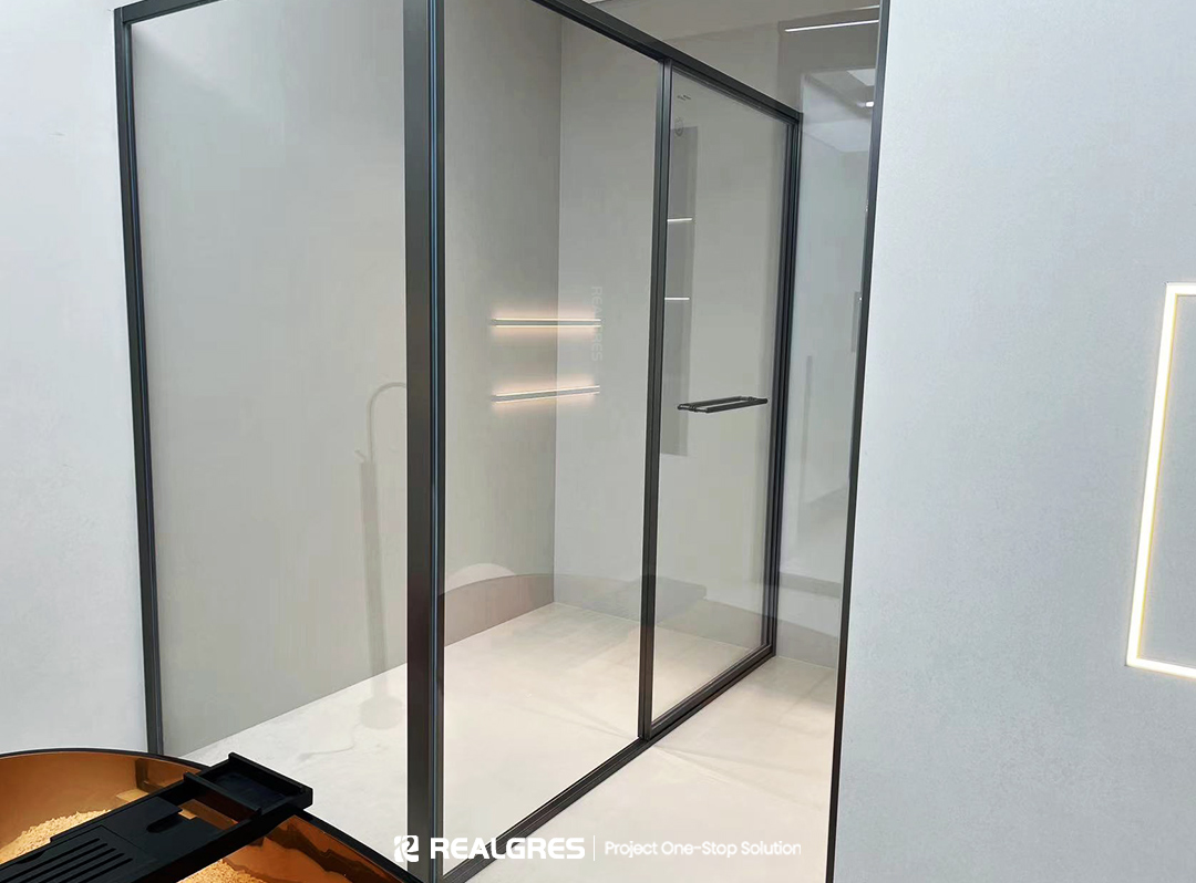 Customized Aluminum Door for Bathroom