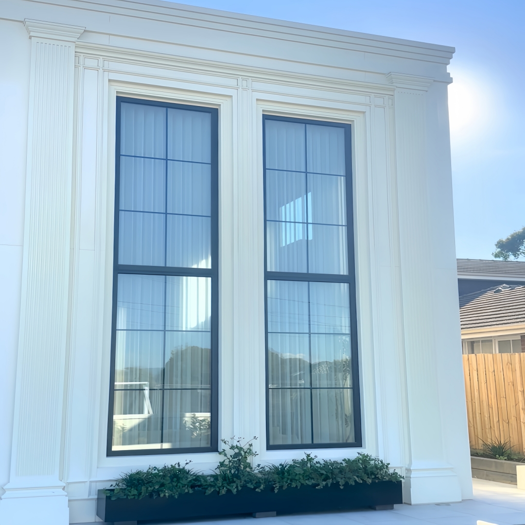 French-Style Villa Aluminium Windows & Doors Project in Glen Waverley, Melbourne, Australia